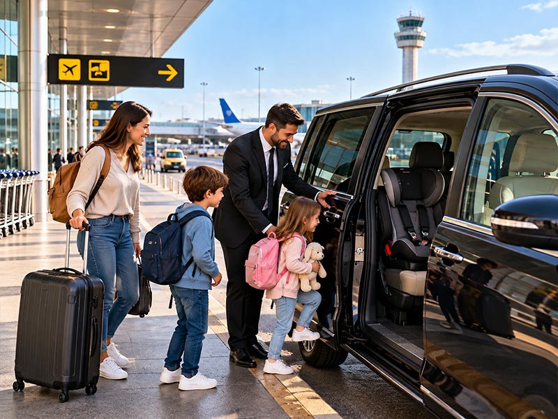 Travelling with Kids: How to Book an Airport Taxi with Child Seats